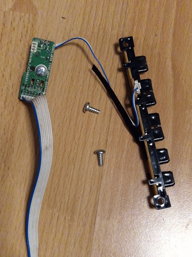 Side buttons with unit - buttons, ir