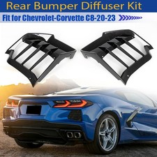 Carbon Look Rear Bumper Fin