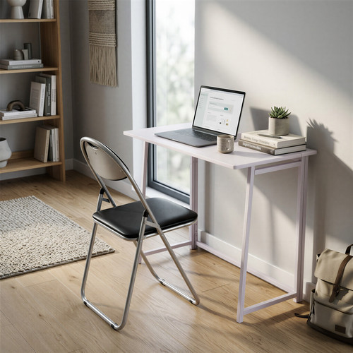 Folding wooden desk chair - folding, &