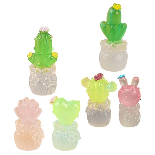 Pcs cactus ornament mini - 6,