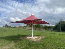 Playground  Umbrella Canopy / Shade Sails shade solutions against sun and rain.