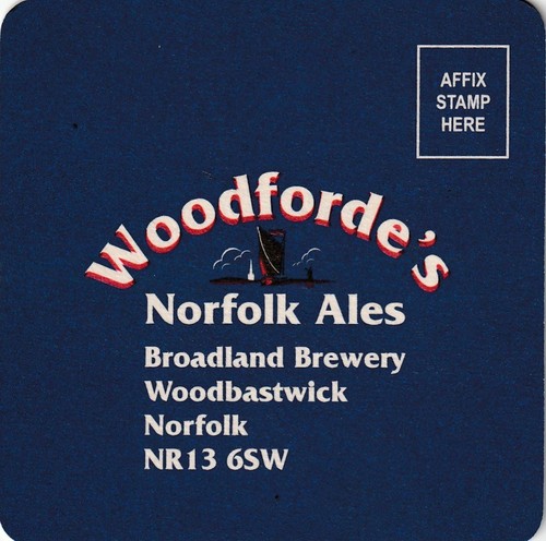 Beer mat woodforde s norfolk - mat,