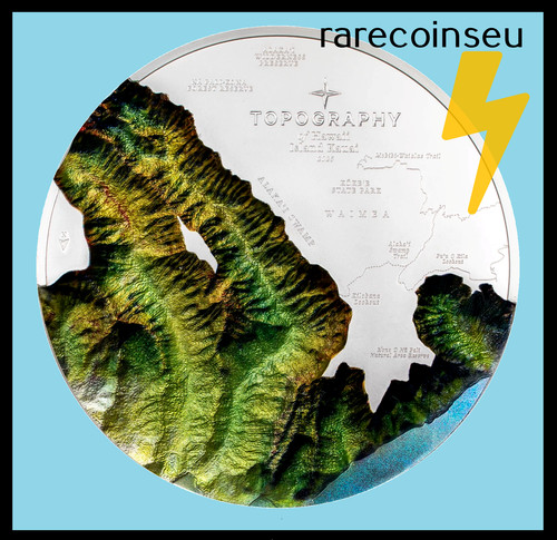 Hawaii topography kilo - hawaii,