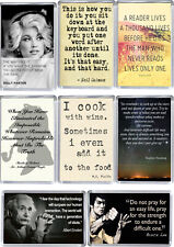 Famous Quotes High Quality Fridge Magnets Ideal Gifts