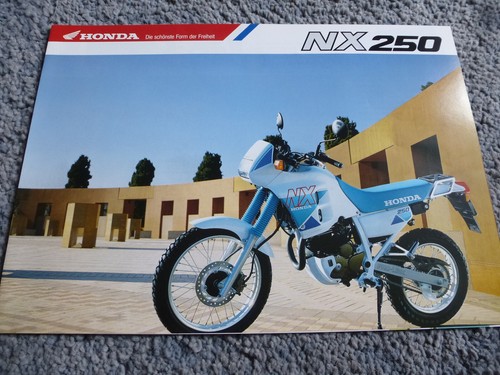 Brochure honda 250 4 pages - honda,