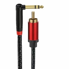 6.35mm TRS to RCA Male