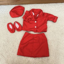 Smoby Dolls Red Outfit Skirt Shirt Hat And Shoes