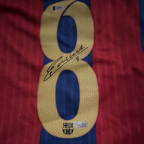 Iniesta barcelona 8 signed - #8,