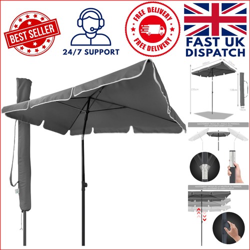 Durable grey tilted - tilted, parasol