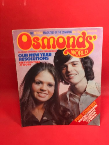 Osmonds world magazine - osmonds,