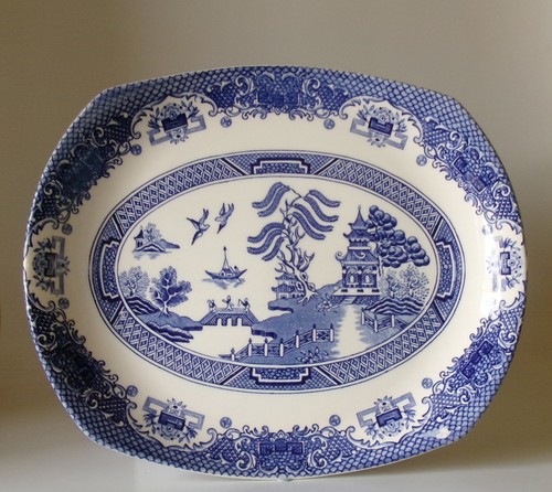 English ironstone willow - english,