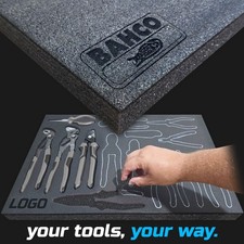 BAHCO shadow foam tool tray