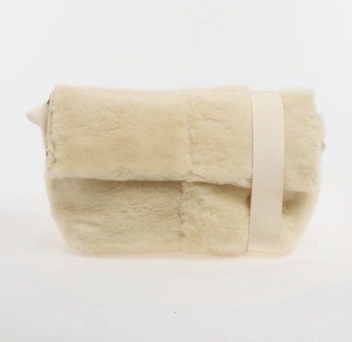 Jil sander cream faux fur - sander,
