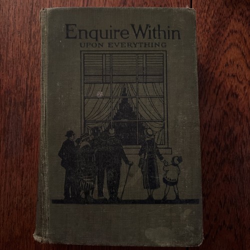 Enquire within upon - enquire,