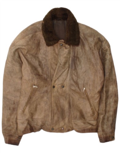 Vintage mens leather - vintage, jacket