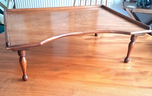 Antique bed tray turned - tray, on