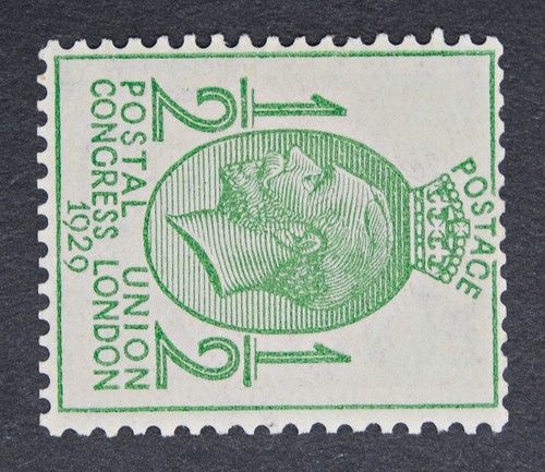 Sg434a 1929 kgv d green - gb,
