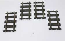 Lego 2865c01 Train, Track 9V Straight x4 pieces (L11)