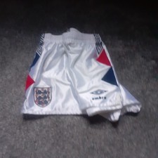 vintage umbro shiny  england shorts size32-34