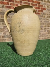 Hillstonia Stoneware Large Jug/ Vase 24cm / 9.5inch High, Cottage Core Decor