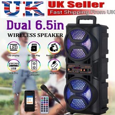 Dual 6.5" Wireless Bluetooth