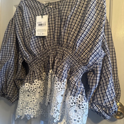 Barbour navy check - barbour, lace