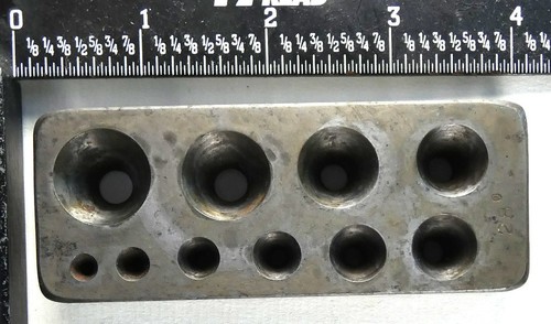 Antique collet block jewellers