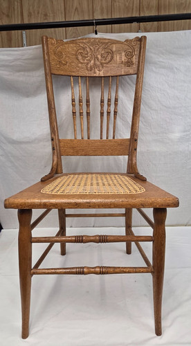 Oak pressed back - oak, chair
