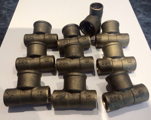 15mm bsp yorkshire tees - 15mm, x