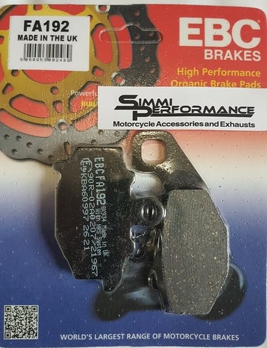Ebc organic rear brake - organic, pads