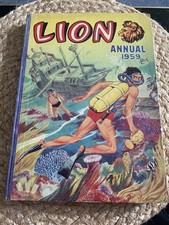 Vintage book lion - vintage, annual