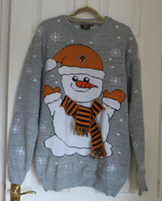 Wolverhampton Wanderers Wolves - Christmas Jumper - Size Large (Chest 43")