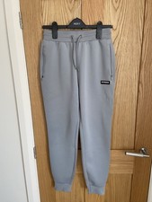 McKenzie Men’s Tracksuit Bottoms In Grey And Black. Size Men’s Medium
