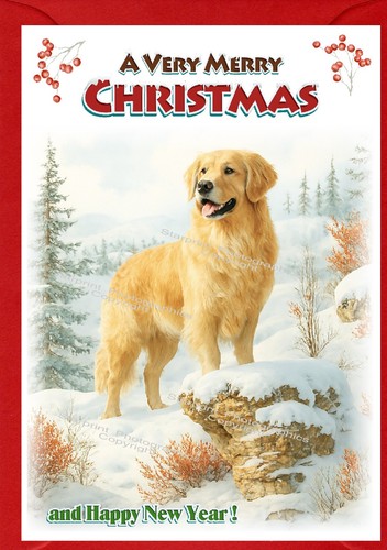 Golden retriever dog christmas - retriever,