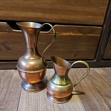 2 x Vintage Copper & Brass
