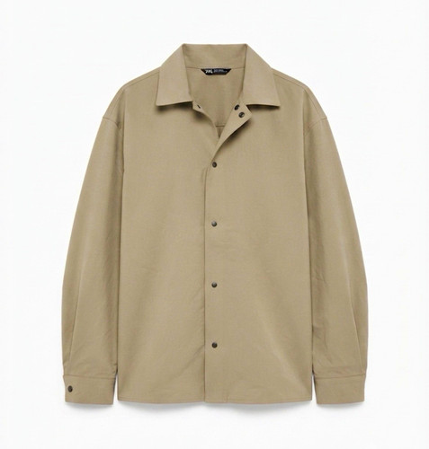Zara men beige solid long - zara,