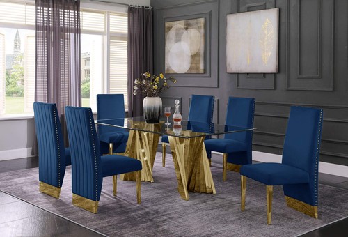 Clear glass dining - glass, with