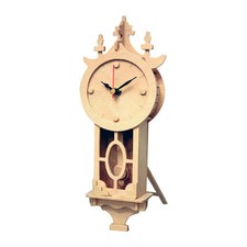 Wall Clock: Wood Craft
