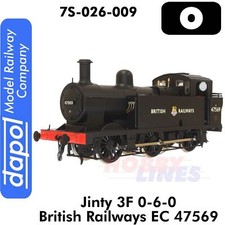 Jinty Class 3F 0-6-0 EC 47569 British Rail Tank Engine O 1:43 Dapol 7S-026-009