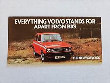 VOLVO 66 POSTCARD SALES BROCHURE 1976