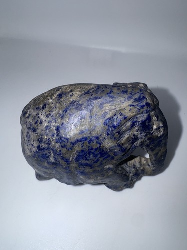Antique hand carved lapis - hand,