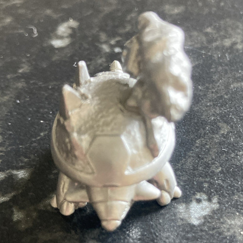 Grey rhinoceros figurine - grey,