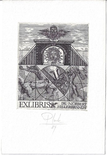 Heinz plank exlibris für - plank:,