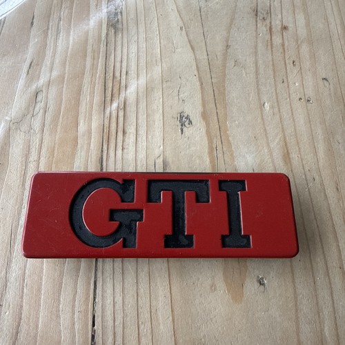Genuine gti 1992 emblem - genuine,