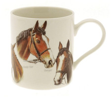 L&P Horses Fine China Mug