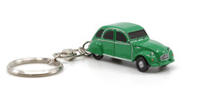 Citroen 2CV6 green keychain