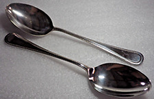 Vintage Serving Spoons Bead Design EPNS A1 Sheffield England 22cm Long x 2No.