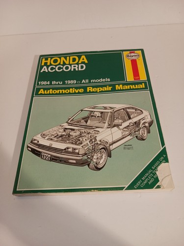 Haynes repair manuals - repair, honda
