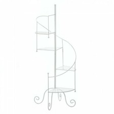 HOME DECOR IRON WHITE SPIRAL
