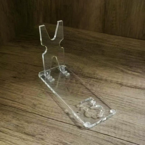 Clear acrylic hand gun display - acrylic,